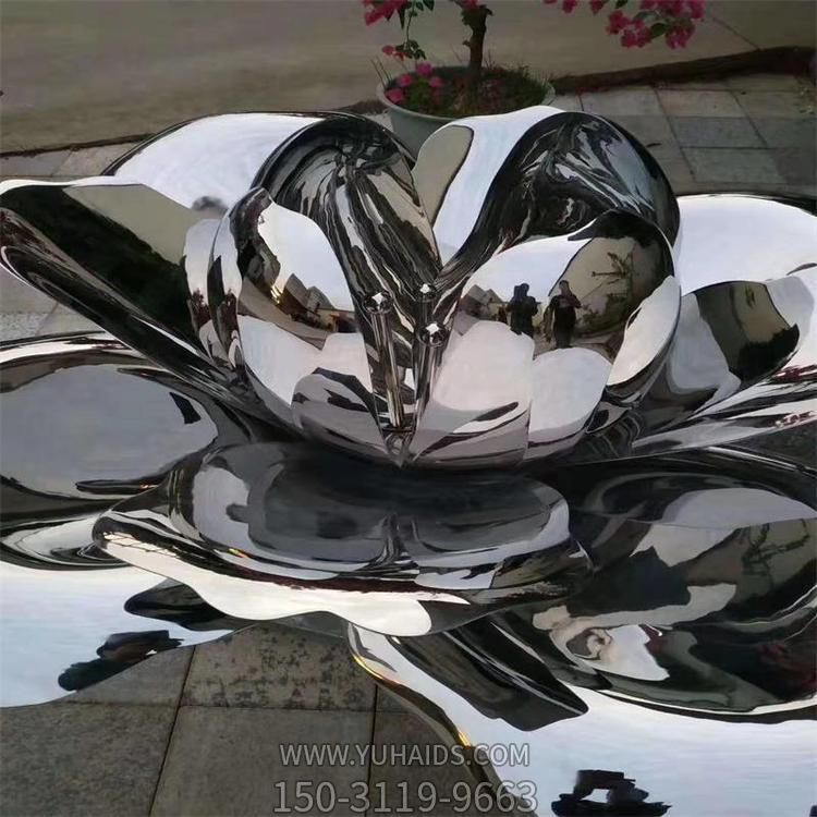 不锈钢镜面户外酒店水景莲花摆件博鱼网页版