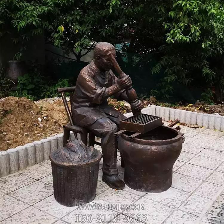 城市街道摆放玻璃钢仿铜切藕片民俗小品博鱼网页版