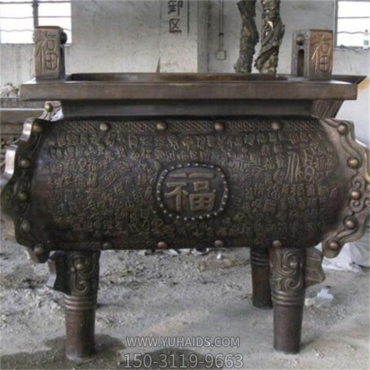 庭院铜雕户外大型线路香炉博鱼网页版