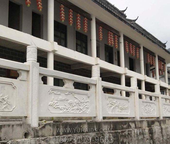 农家院阳台防护大理石雕刻栏杆博鱼网页版