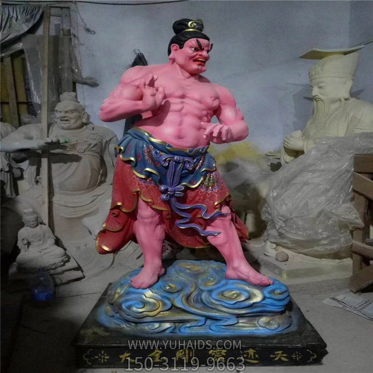 大金刚密迹天寺庙玻璃钢喷漆彩绘菩萨二十四诸天博鱼网页版