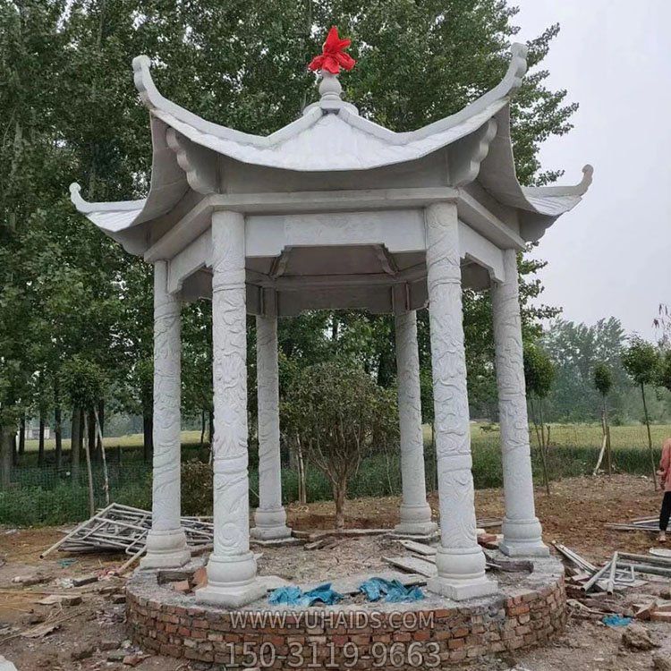 园林景观大理石石雕凉亭博鱼网页版