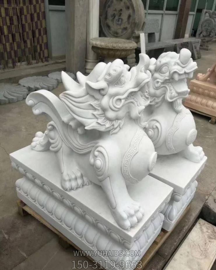 庭院别墅石雕汉白玉貔貅博鱼网页版