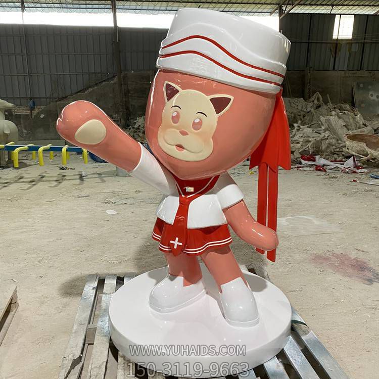 商场美食店铺玻璃钢卡通公仔人物博鱼网页版