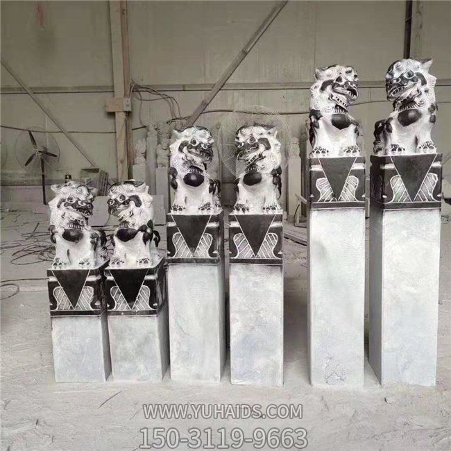 庭院驿站门口大理石石柱镇宅拴马桩博鱼网页版