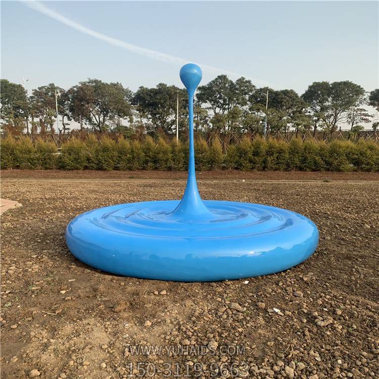 玻璃钢喷漆创意水滴户外园林景观博鱼网页版