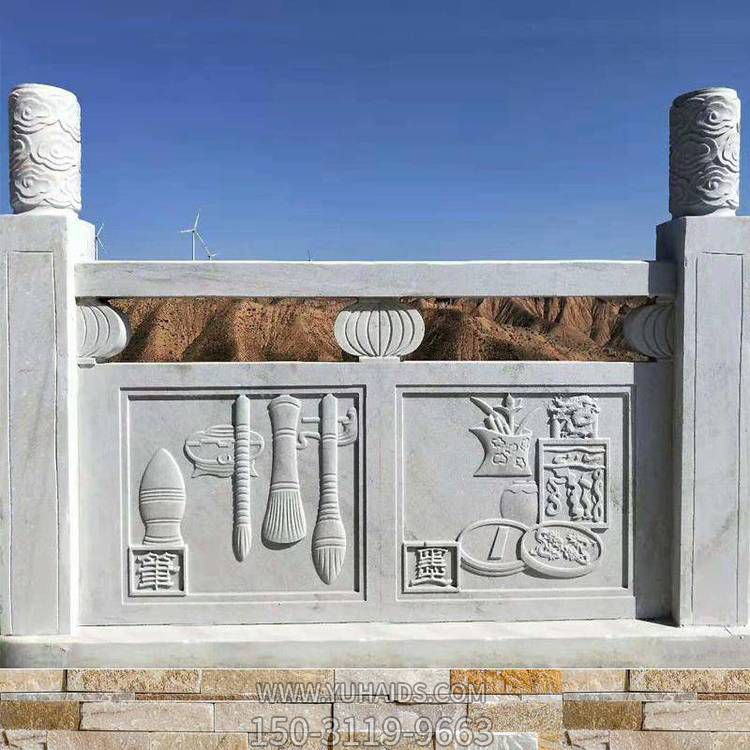 户外河道大理石石雕园林围栏博鱼网页版