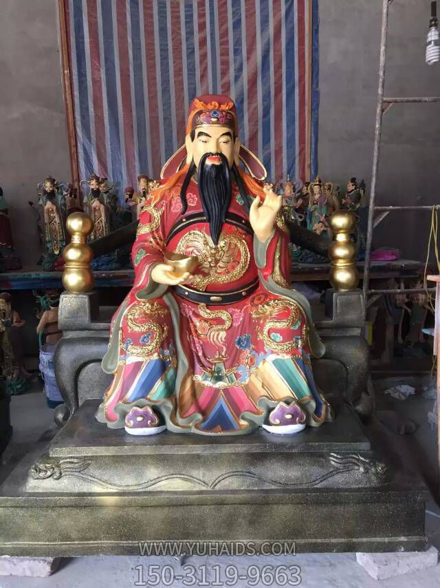 寺庙供奉菩萨树脂彩绘招财财神博鱼网页版