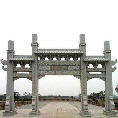 石雕牌坊广场景区村口石牌坊博鱼网页版