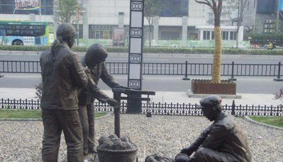 买卖白菜人物街边景观铜雕白菜博鱼网页版