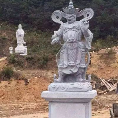 大理石石雕景观四大金刚博鱼网页版