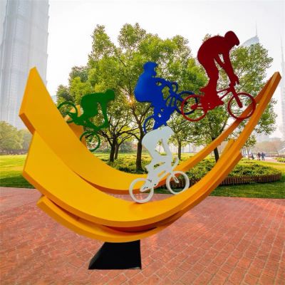 不锈钢运动人物城市广场景观博鱼网页版摆件