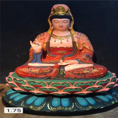 玻璃钢彩绘寺庙景区大型供奉菩萨观音博鱼网页版