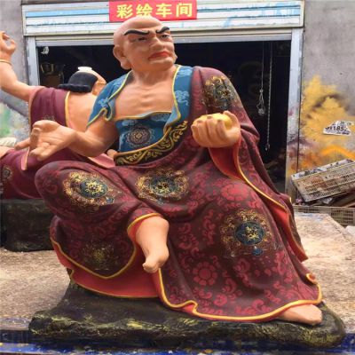 庙宇寺庙玻璃钢彩绘大型景观十八罗汉博鱼网页版
