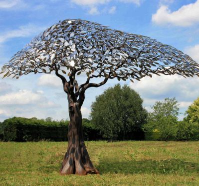 图书馆摆放不锈钢镂空树博鱼网页版