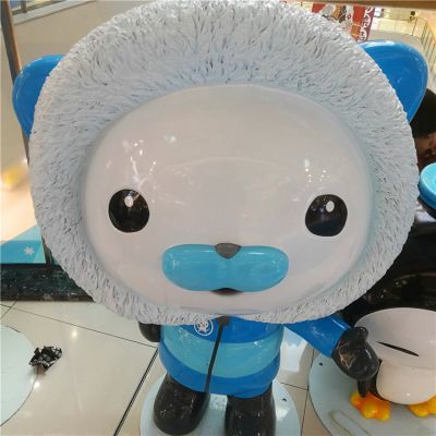 商场网红店铺玻璃钢卡通公仔博鱼网页版