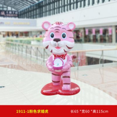 商场网红店玻璃钢卡通小老虎博鱼网页版