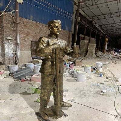 户外公园玻璃钢仿铜少数民族人物博鱼网页版