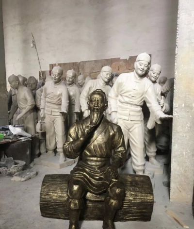 城市花园名匠鲁班玻璃钢仿铜博鱼网页版