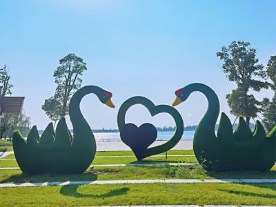 新主题/定制七夕情人节公园绿雕 网红打卡主题博鱼网页版