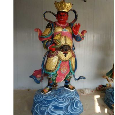 寺庙大型玻璃钢彩绘四大天王博鱼网页版