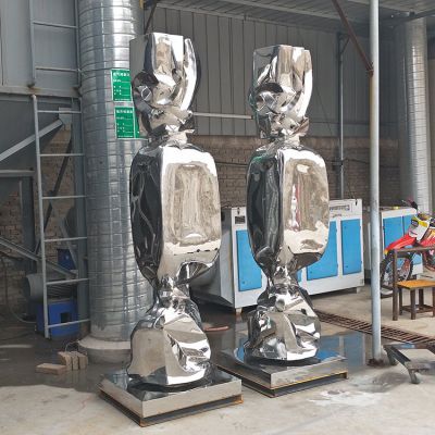不锈钢糖果博鱼网页版大型公园景观摆件