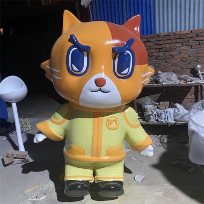 玻璃钢卡通商场园林动物博鱼网页版
