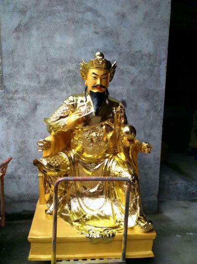 文财神鎏金铜佛像寺庙文昌帝君博鱼网页版