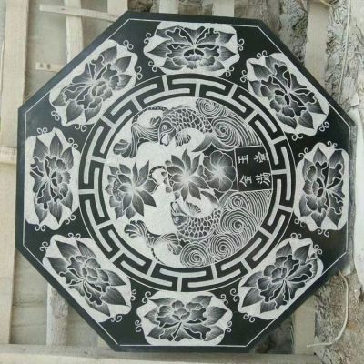 庭院花园中式仿古青石园桌凳石雕摆件 