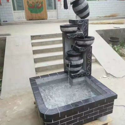庭院青石石雕流水摆件喷泉博鱼网页版