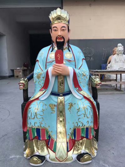 户外景区玻璃钢树脂神佛供奉三官博鱼网页版