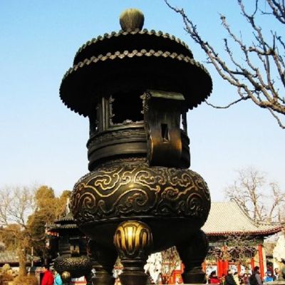 铜雕创意景观香炉博鱼网页版
