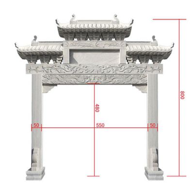 大理石石雕景观牌坊博鱼网页版