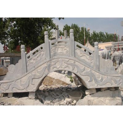 庭院园林石雕景桥 汉白玉观赏桥定制