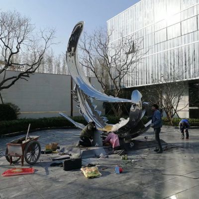 不锈钢创意抛光镜面羽毛博鱼网页版