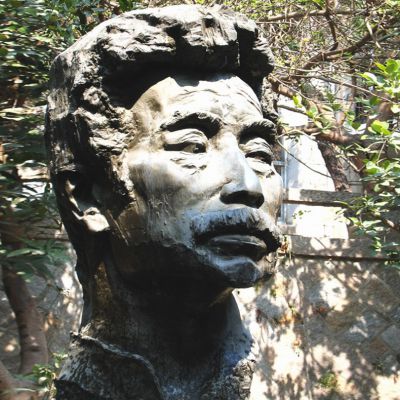校园名人肖像玻璃钢鲁迅博鱼网页版