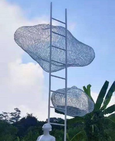 不锈钢铁艺镂空动物小品博鱼网页版园林景观摆件 