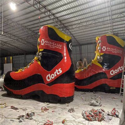 玻璃钢彩绘景观大型鞋子景观