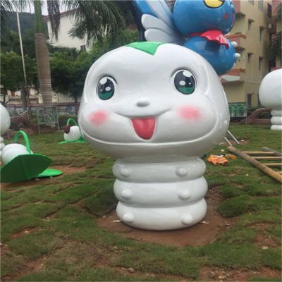 玻璃钢卡通户外草坪糖宝博鱼网页版