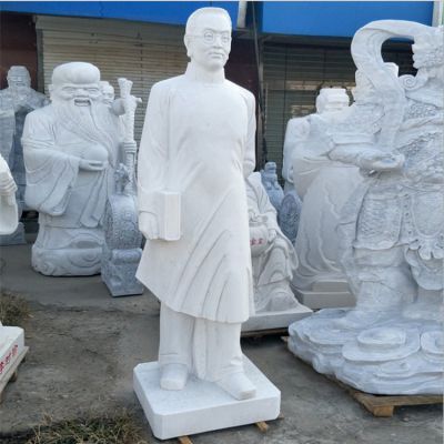 校园名人石雕古代人物博鱼网页版