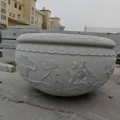 大理石砂石石雕大型花盆博鱼网页版