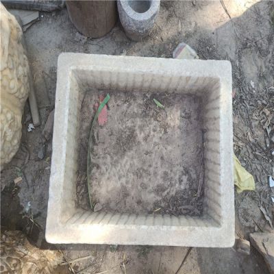 方形庭院大理石石雕老石槽博鱼网页版