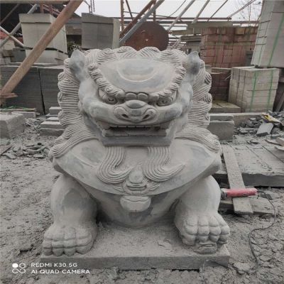 大型青石石雕狮子
