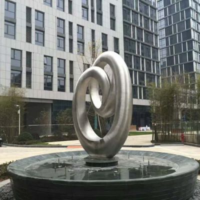 户外广场不锈钢镜面抽象园林景区艺术博鱼网页版