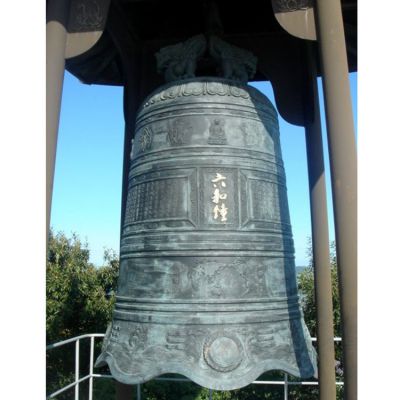 大型寺庙仿古做旧铜钟博鱼网页版
