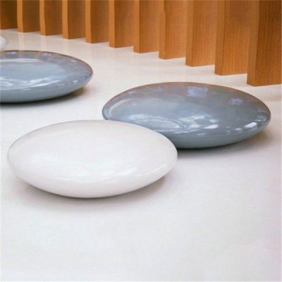 商场美陈装饰品玻璃钢鹅卵石创意座椅博鱼网页版