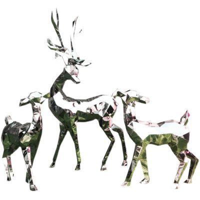 一家三口不锈钢户外梅花鹿博鱼网页版