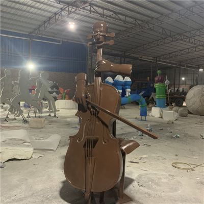 园林创意玻璃钢抽象弹奏大提琴人物博鱼网页版