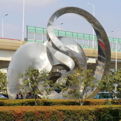 大型广场户外创意不锈钢抽象艺术景观博鱼网页版