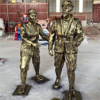 玻璃钢仿铜情景小品人物博鱼网页版